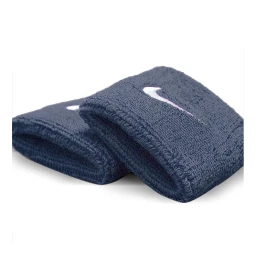 مچ‌ بند تنیس نایک Nike Swoosh Wristbands 2 Pack Obsidian/White