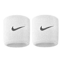 مچ‌ بند تنیس نایک Nike Swoosh Wristbands 2 Pack White/Black