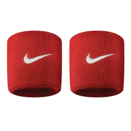 مچ‌ بند تنیس نایک Nike Swoosh Wristbands 2 Pack Varsity Red/White