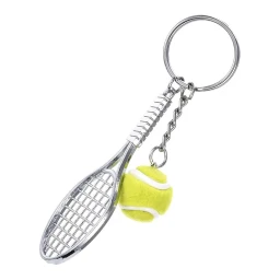 سایر محصولات Tennis Racket And Ball Keychain Key Ring