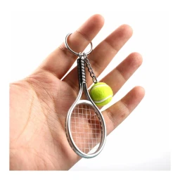 سایر محصولات Tennis Racket And Ball Keychain Key Ring