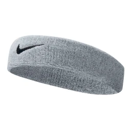 هدبند تنیس نایک Nike Swoosh Headband Grey Heather/Black