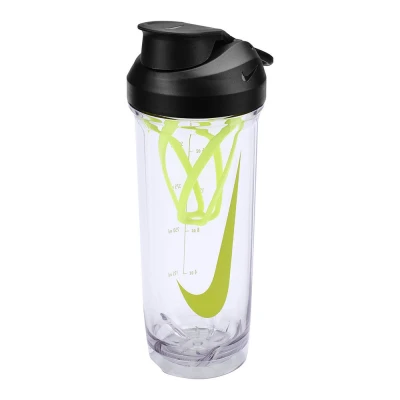 قمقمه نایک Nike TR Recharge Shaker Bottle 24 oz Clear/Black/Volt