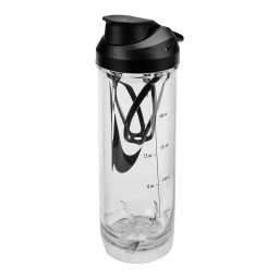 قمقمه نایک Nike TR Recharge Shaker Bottle 24 oz Clear/Black/Black