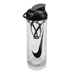 قمقمه نایک Nike TR Recharge Shaker Bottle 24 oz Clear/Black/Black