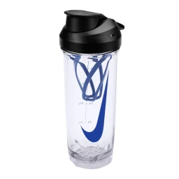 قمقمه نایک Nike TR Recharge Shaker Bottle 24 oz Clear/Black/Game Royal