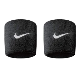 مچ‌ بند تنیس نایک Nike Swoosh Wristbands 2 Pack Black/White