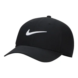 کلاه و نقاب نایک Nike Dri-FIT Club Structured Swoosh Cap Black/White