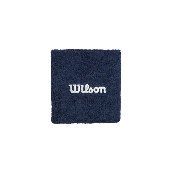 مچ بند تنیس ویلسون Wilson Terry Logo Wristband Classic Navy