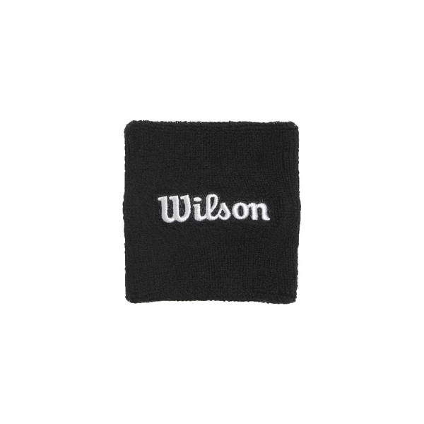 مچ بند تنیس ویلسون Wilson Terry Logo Wristband Black