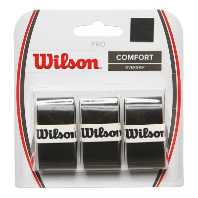 اورگریپ راکت تنیس ویلسون Wilson Pro Overgrip Black (3 Wraps)