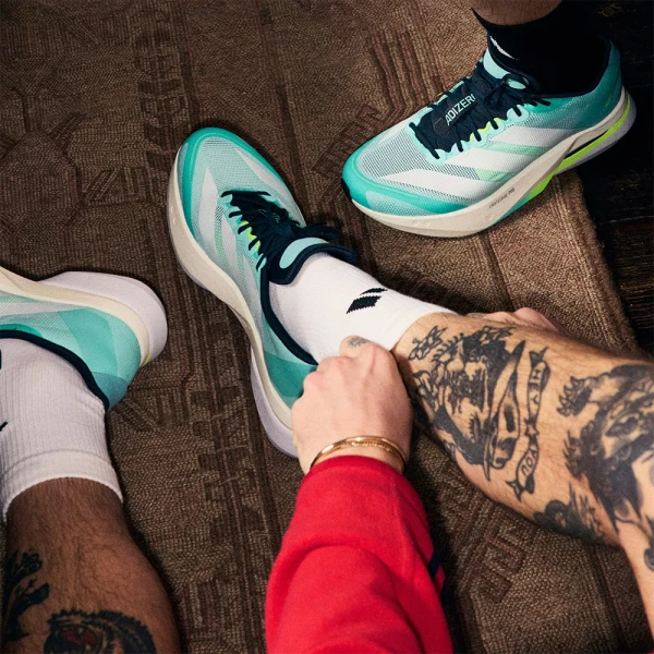 کفش رانینگ آدیداس Adidas Adizero Boston 13 Men's Running Shoes Flash Aqua