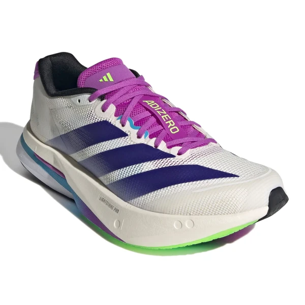 کفش رانینگ آدیداس Adidas Adizero Boston 13 Women's Running Shoes Core White / Collegiate Purple