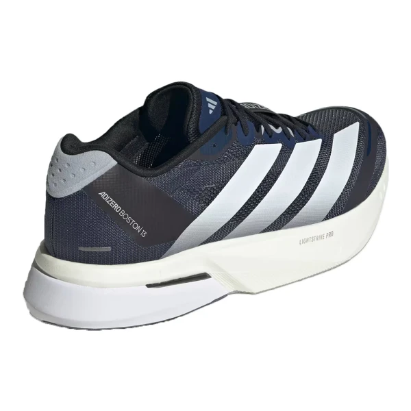 کفش رانینگ آدیداس Adidas Adizero Boston 13 Men's Running Shoes Dark Blue / Cloud White / Halo Silver