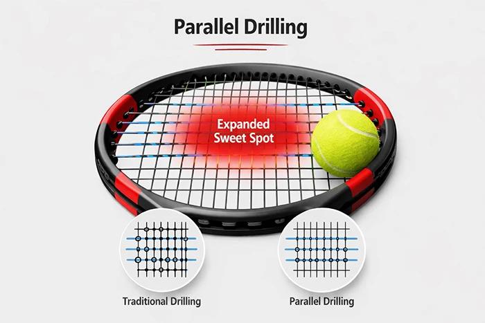 ساختار موازی حفره‌های گرامت (Parallel Drilling)