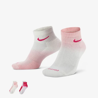 جوراب تنیس نایک Nike Everyday Plus Cushioned Ankle Socks (2 Pairs) Pink
