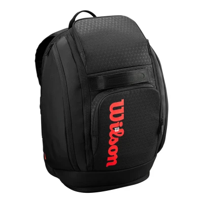 کولهپشتی تنیس ویلسون Wilson Clash V3 Super Tour Tennis Backpack Black/ Infrared