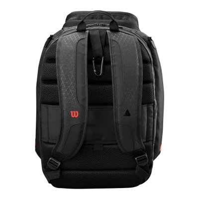 کولهپشتی تنیس ویلسون Wilson Clash V3 Super Tour Tennis Backpack Black/ Infrared
