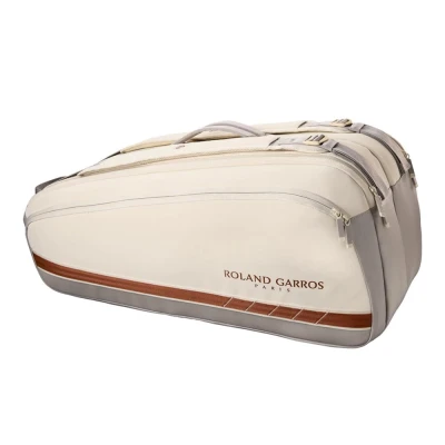ساک تنیس ویلسون Wilson Super Tour Roland Garros 2025 Tennis Bag Cream/Clay (9 Rackets)