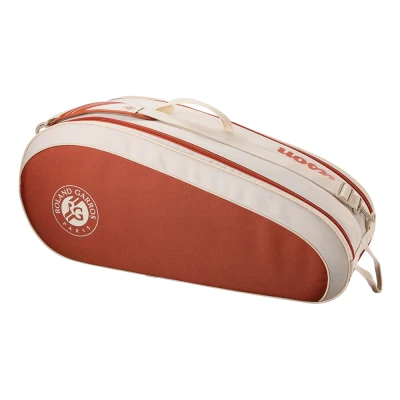ساک تنیس ویلسون Wilson Roland Garros Team 2025 Tennis Bag Cream/Clay (6 Rackets)