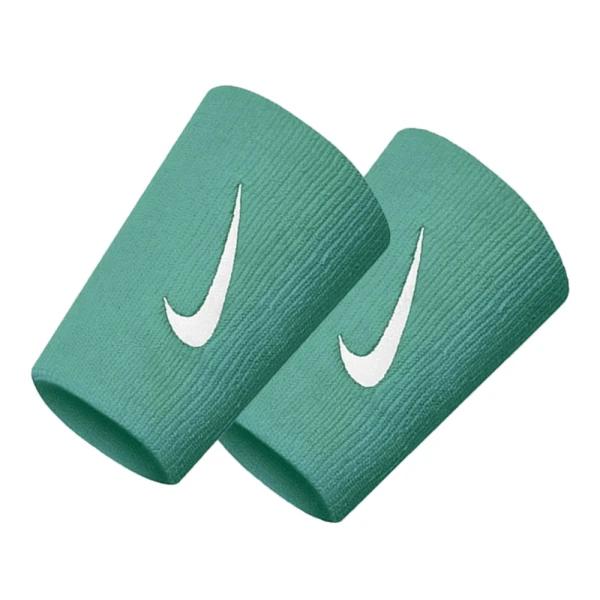 مچ بند تنیس نایک Nike Premier Doublewide Wristband 2 Pack Teal Green