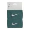 مچ بند تنیس نایک Nike Premier Doublewide Wristband 2 Pack Teal Green