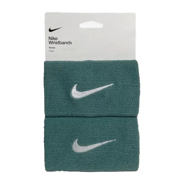 مچ بند تنیس نایک Nike Premier Doublewide Wristband 2 Pack Teal Green