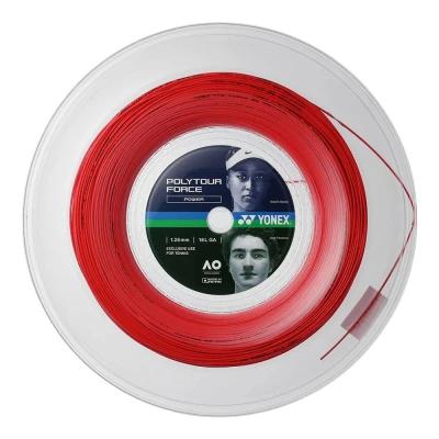 زه راکت یونکس Yonex PolyTour Force 125 Tennis String (200m Reel) Bright Red