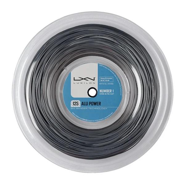 زه راکت ویلسون Luxilon ALU Power 125 Tennis String (220m Reel) Silver