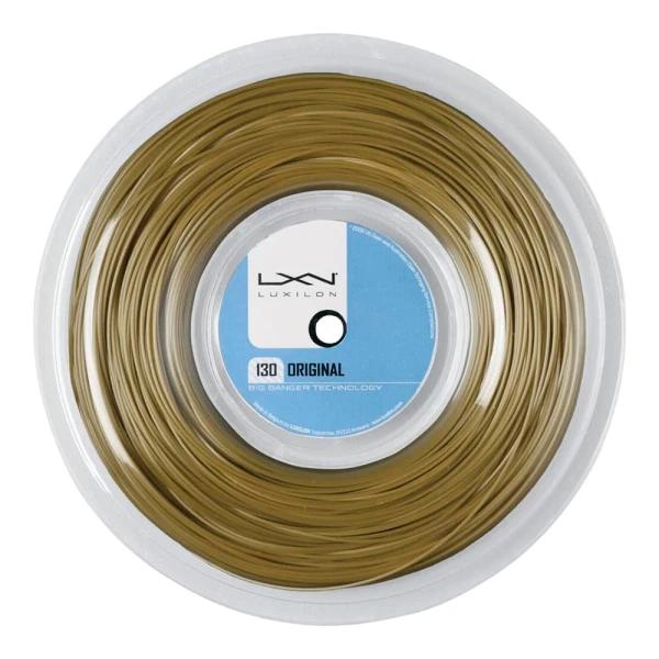 زه راکت ویلسون Luxilon Original 130 Tennis String (200m Reel) Amber