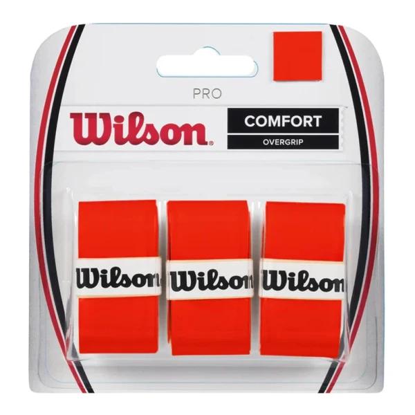 اورگریپ راکت تنیس ویلسون Wilson Pro Overgrip Burn Orange (3 Wraps)