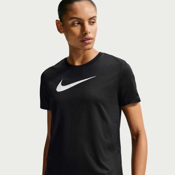 تاپ تنیس نایک Nike Women's Dri-FIT Graphic T-Shirt Black/White