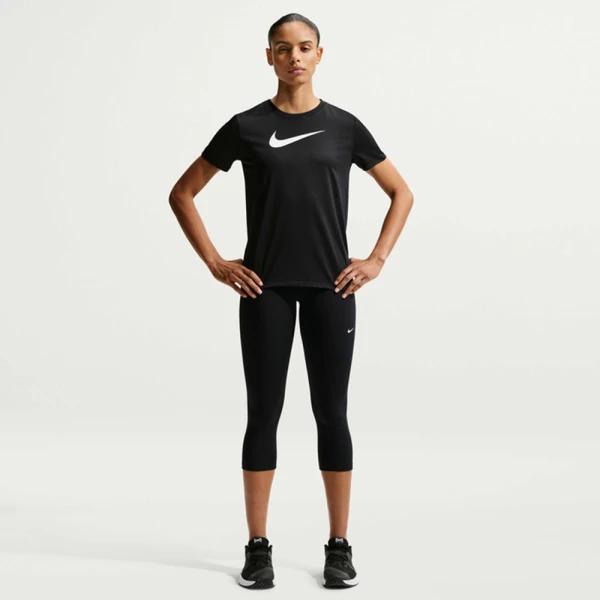 تاپ تنیس نایک Nike Women's Dri-FIT Graphic T-Shirt Black/White