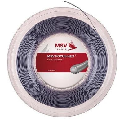 زه راکت ام اس وی MSV Focus-Hex 123 Tennis String (200m Reel) Silver