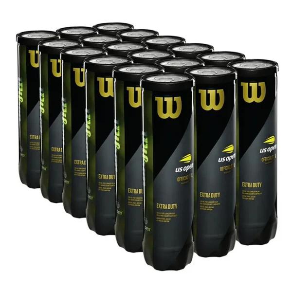 توپ تنیس ویلسون Wilson US Open Extra Duty 4 Ball Can (18 Pack)