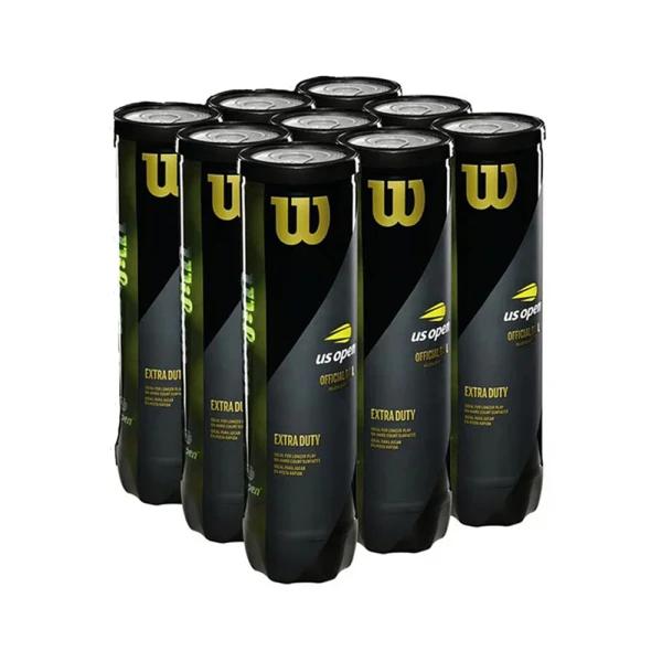 توپ تنیس ویلسون Wilson US Open Extra Duty 4 Ball Can (9 Pack)