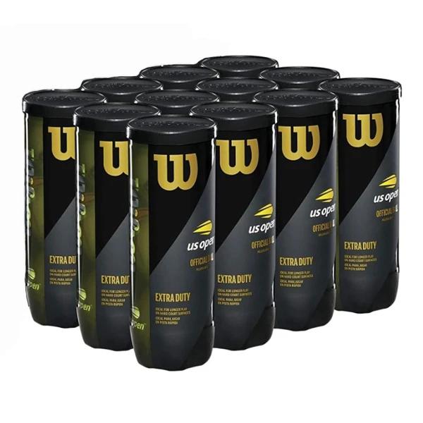 توپ تنیس ویلسون Wilson US Open Extra Duty 3 Ball Can (12 Pack)