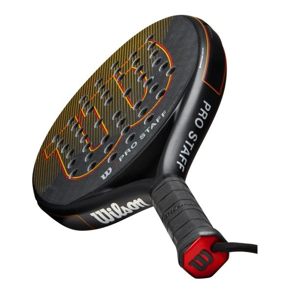 راکت پدل ویلسون Wilson Pro Staff V2 Padel Racket Black/Yellow/Red