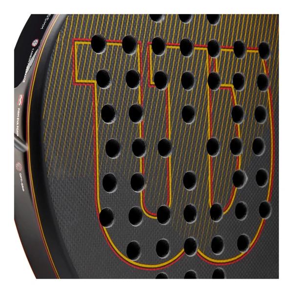 راکت پدل ویلسون Wilson Pro Staff V2 Padel Racket Black/Yellow/Red
