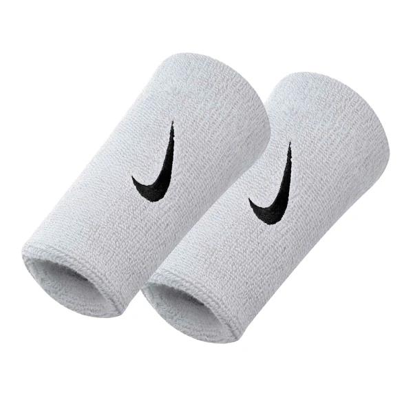 مچ بند تنیس نایک Nike Premier Doublewide Wristband 2 Pack White