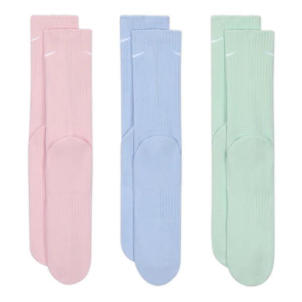 جوراب ورزشی نایک Nike Everyday Cushioned Training Crew Socks (3 Pairs) Multi-Colour