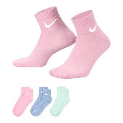 جوراب ورزشی نایک Nike Everyday Cushioned Training Ankle Socks (3 Pairs) Multi-Colour